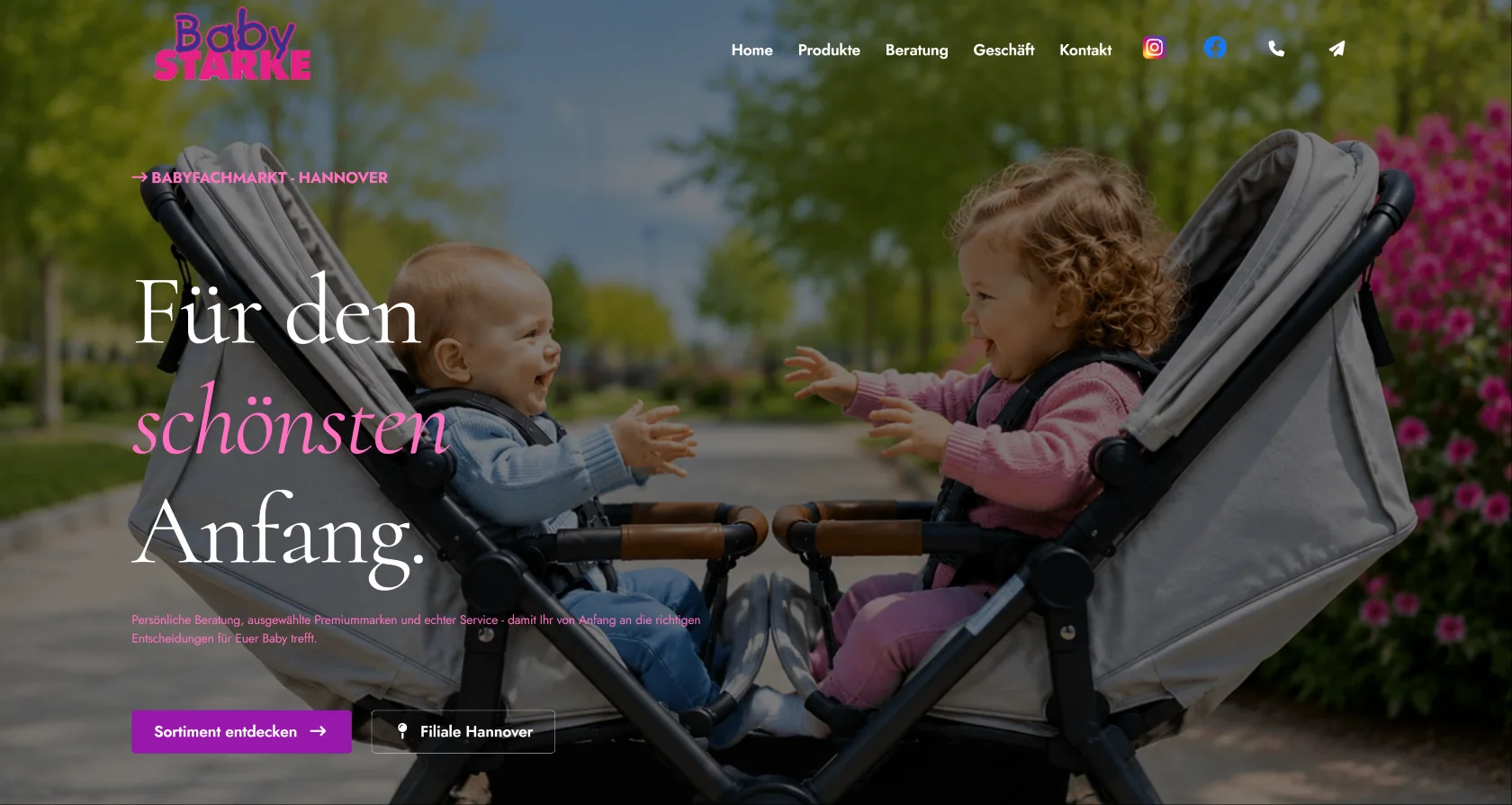 Baby Starke Website